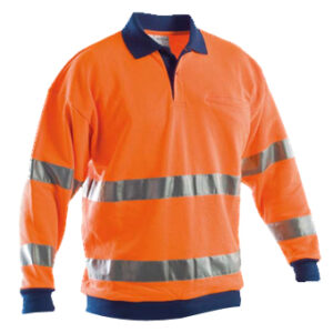 polo shirt with blue fleece