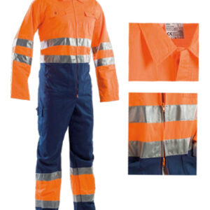 orange blue coveralls