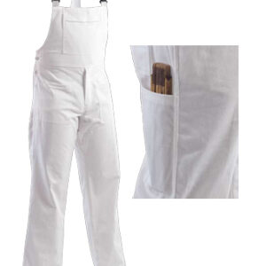 clothes for painters bib pant white